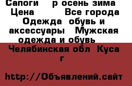 Сапоги 35 р.осень-зима  › Цена ­ 700 - Все города Одежда, обувь и аксессуары » Мужская одежда и обувь   . Челябинская обл.,Куса г.